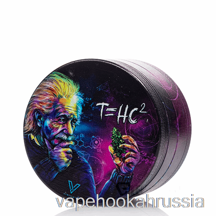 Vape Russia V Syndicate 2,5-дюймовый 4-х предметный измельчитель Sharpshred 360o T = Hc2 Einstein